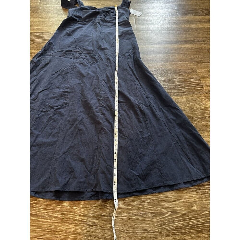 STITCHDROP NWT Bae Shore Sleeveless Midi Dress Blue Open Back Size Medium - Picture 6 of 9